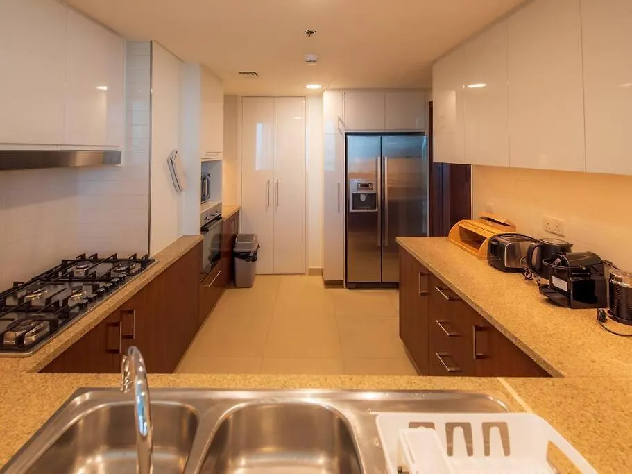 شقة First Class 3Br With Full Burj Khalifa And Fountain View دبي